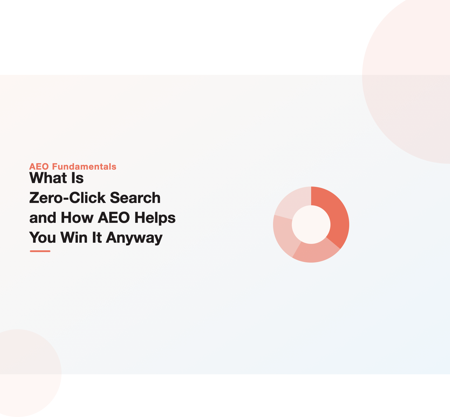 Illustration of a search result answered on the page with most of the clicks staying on the results