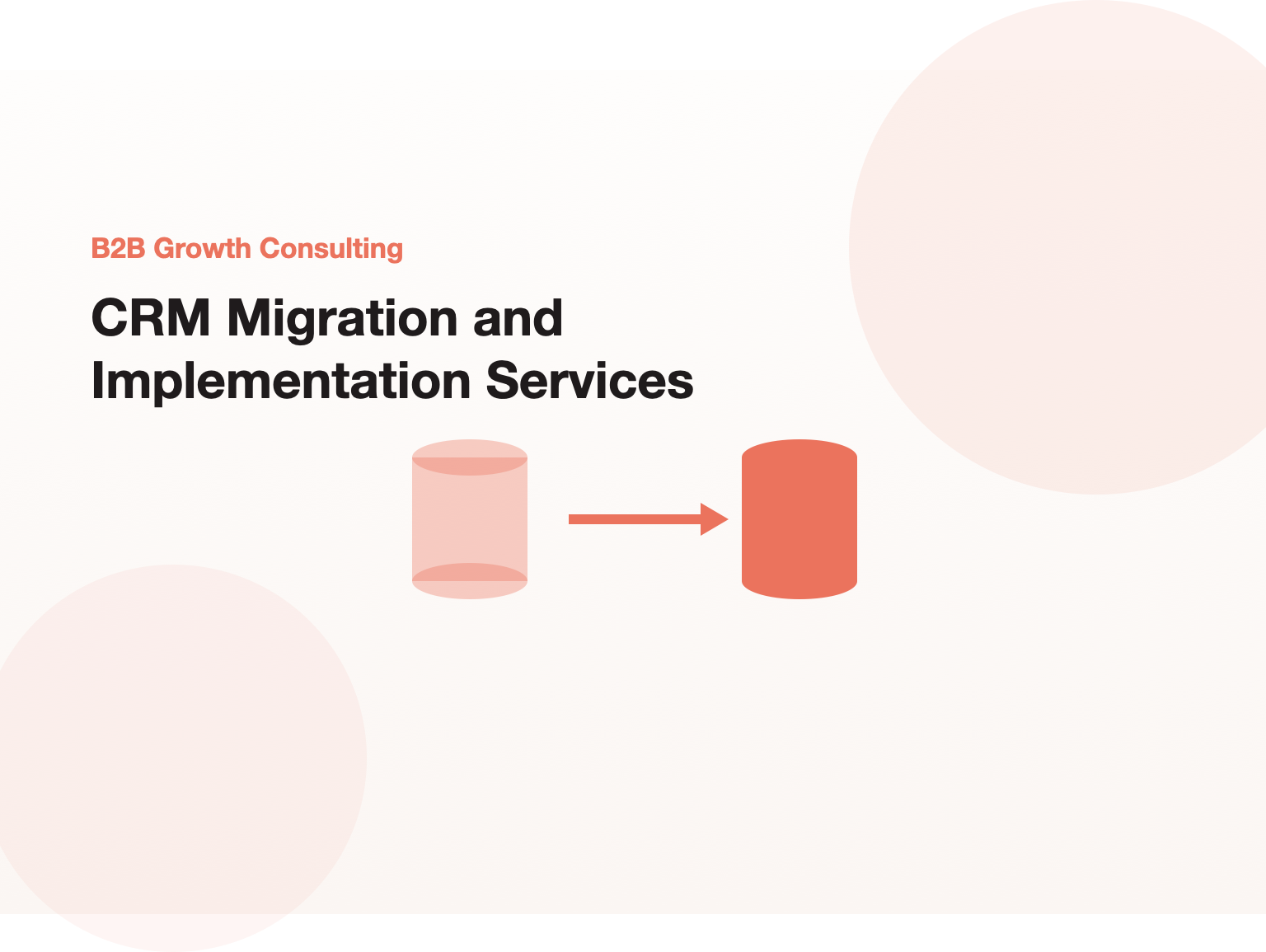 CRM Migration and Implementation Services