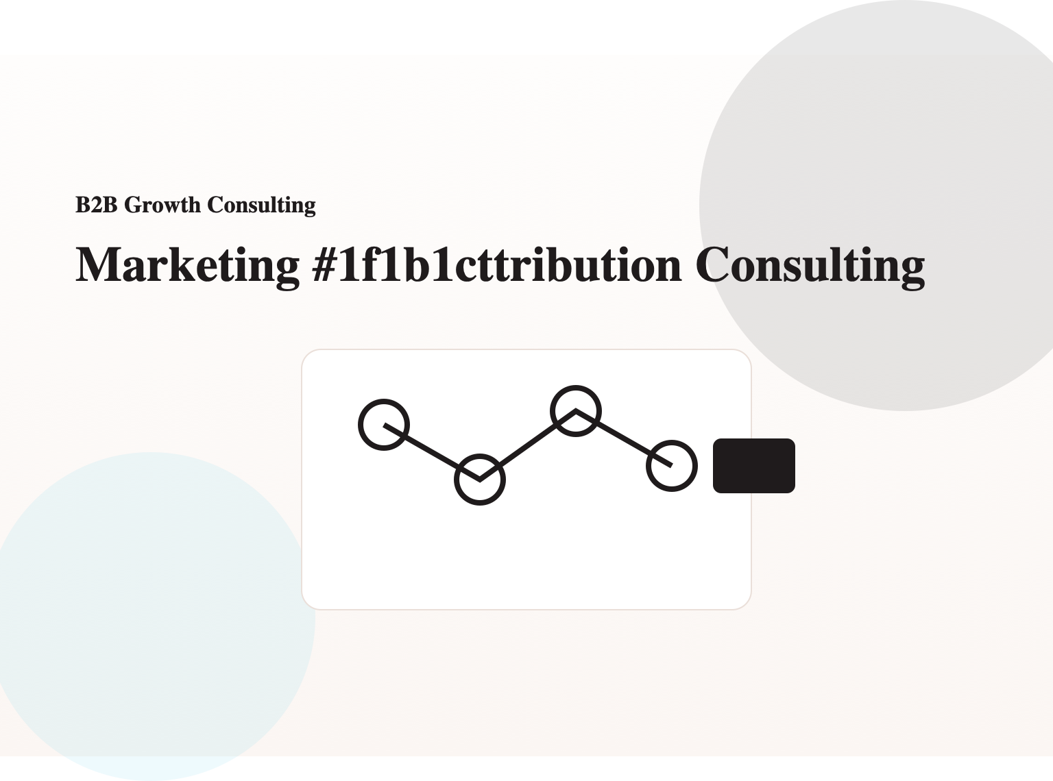Marketing Attribution Consulting