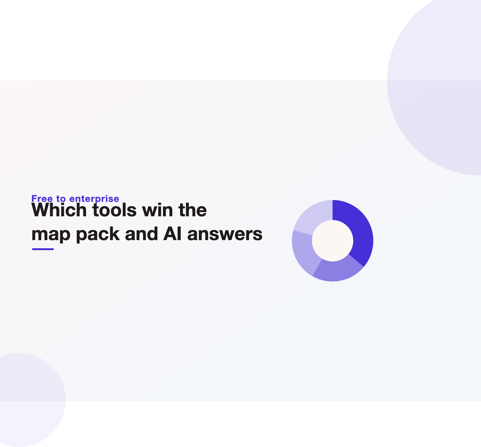 Illustration comparing local SEO tools by which ones win the Google map pack and the new AI near-me answers.