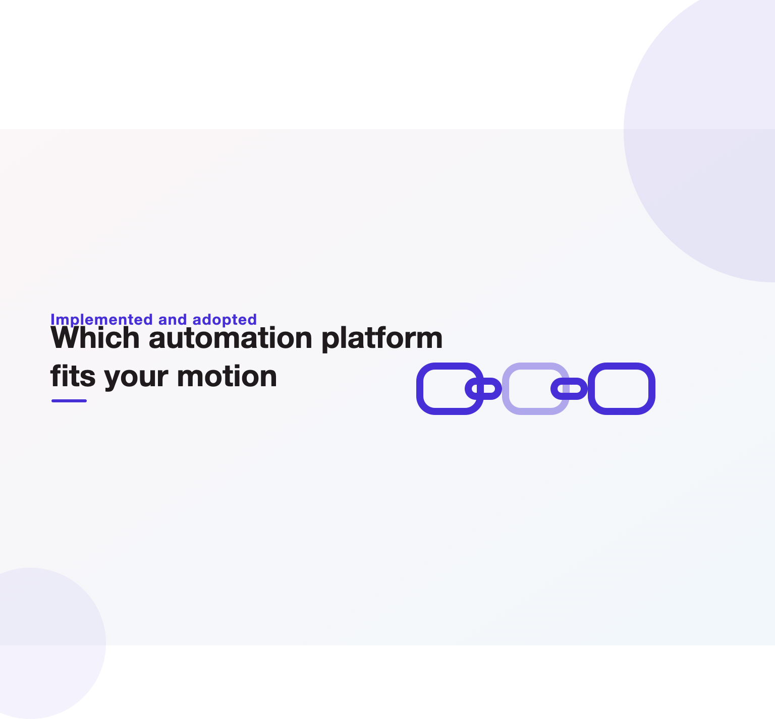 Illustration comparing marketing automation platforms by implementation and adoption.