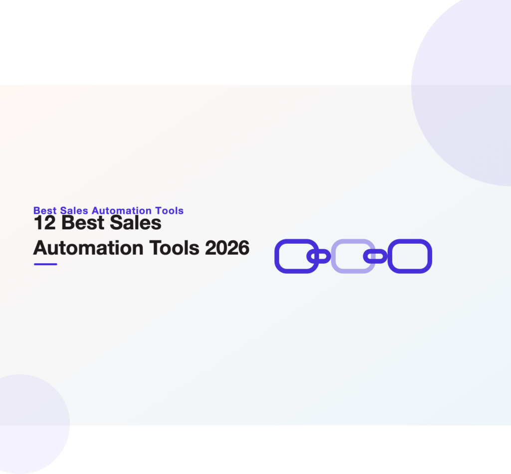 Pipeline-flow illustration heading the 12 best sales automation tools for 2026 from Unified Platforms.