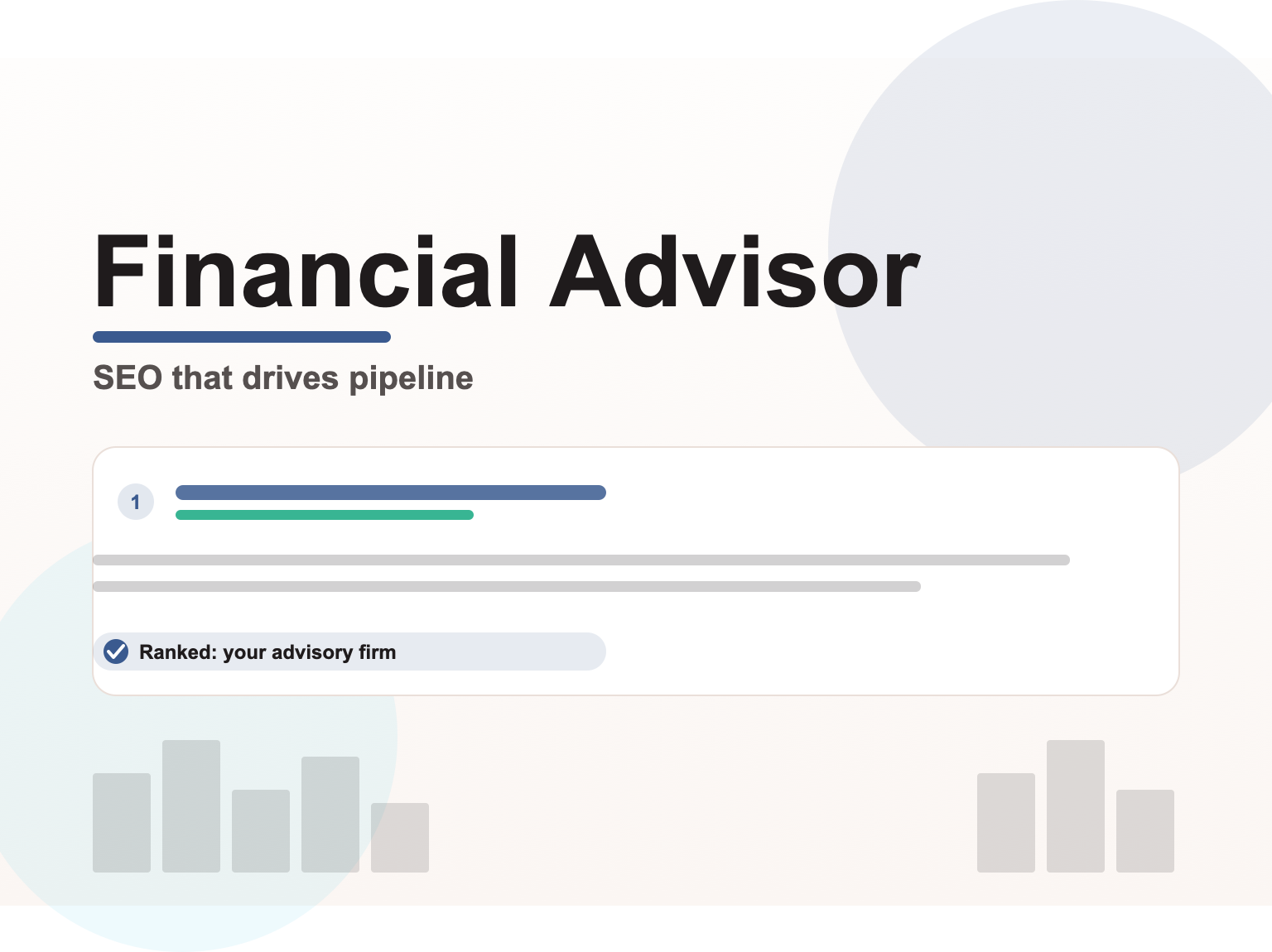 Financial Advisor SEO Services