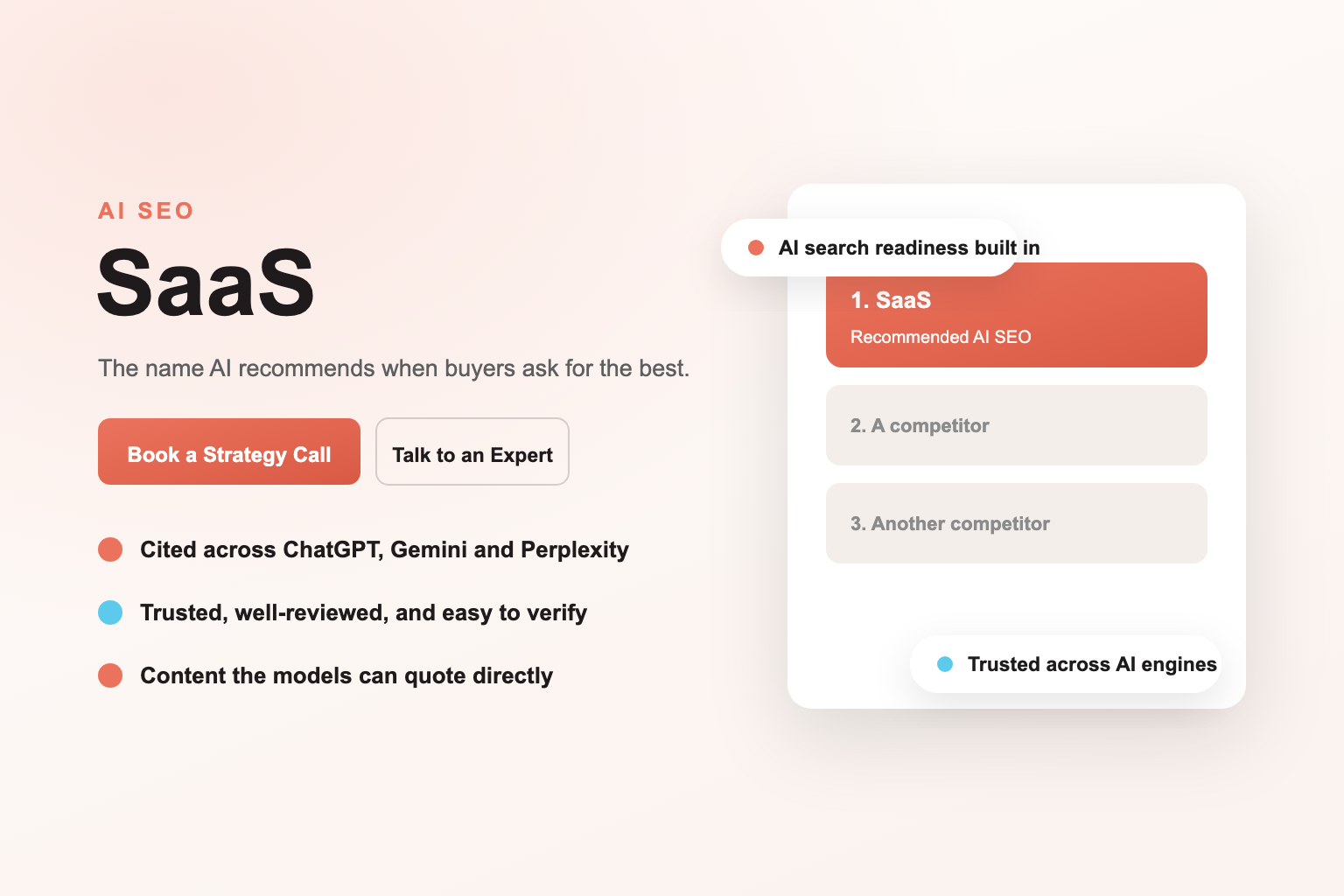 AI SEO Services for SaaS