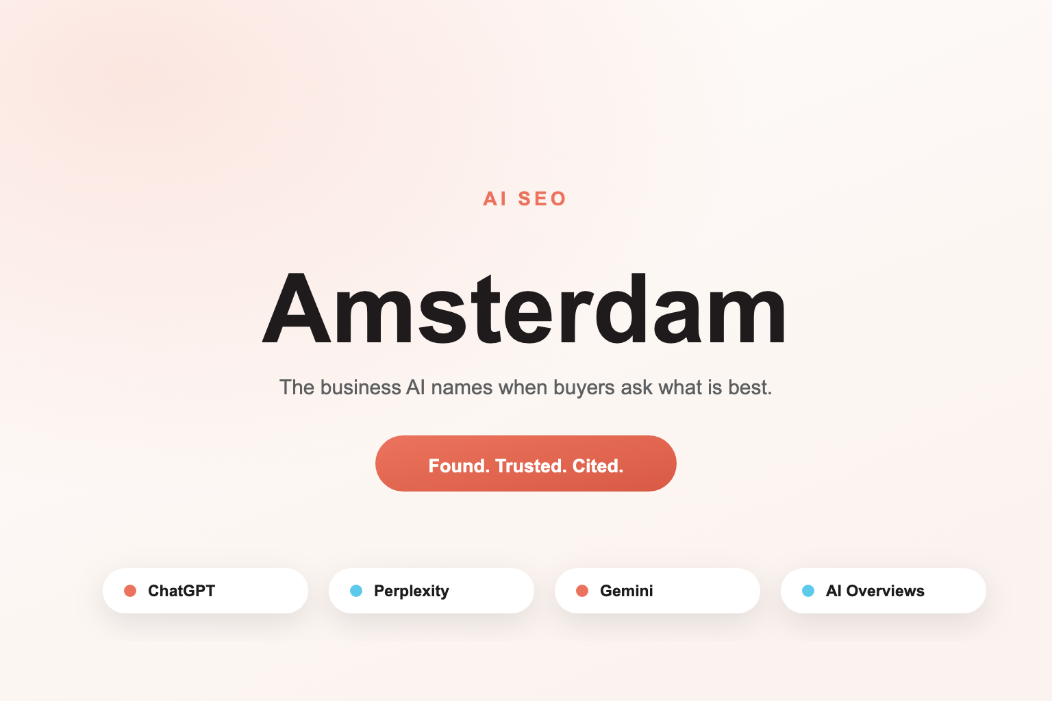AI SEO Services in Amsterdam