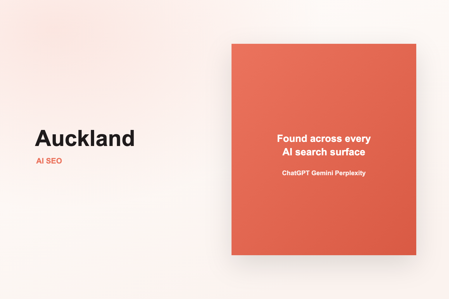 Be the Auckland business AI surfaces
