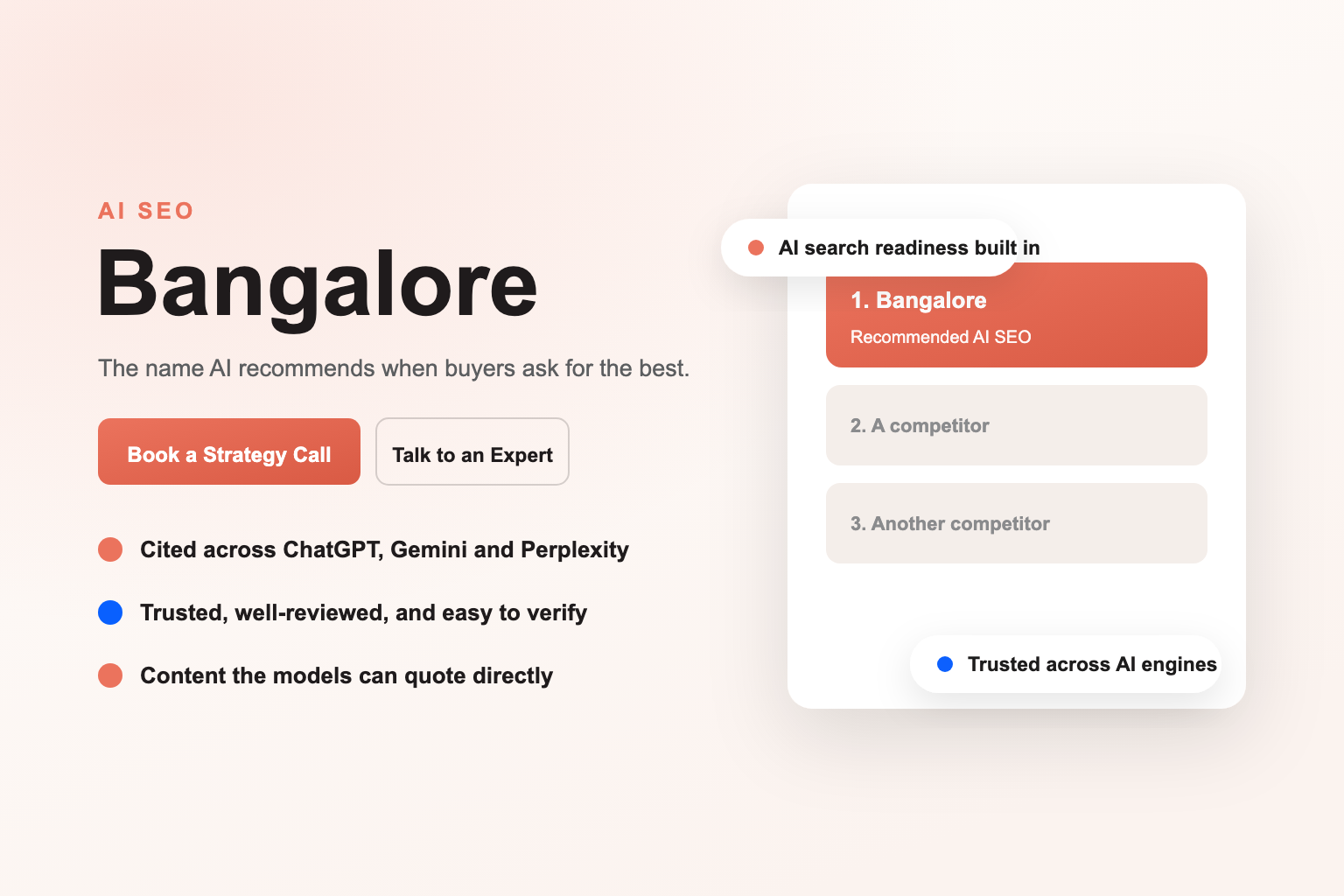 AI SEO Services in Bangalore