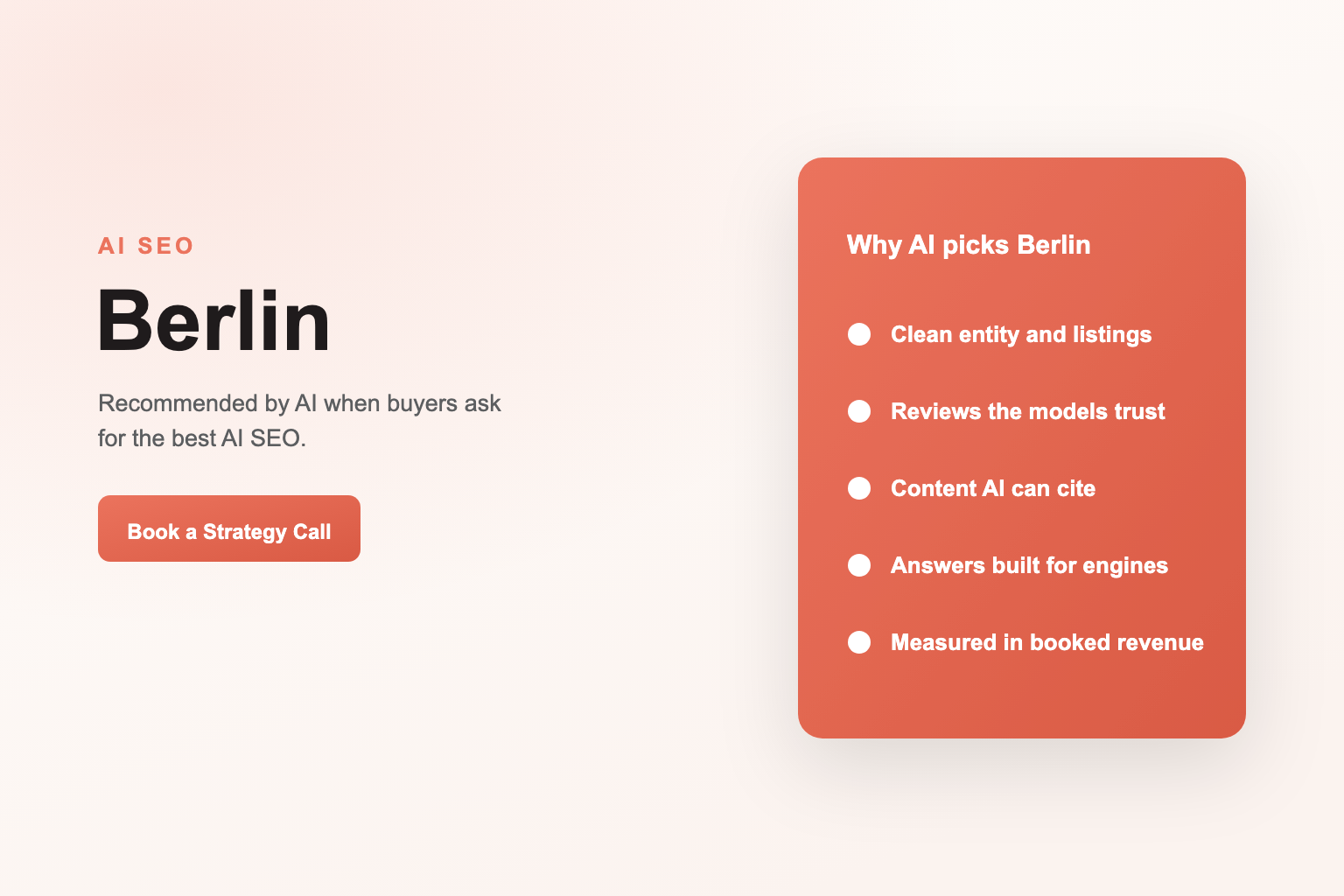 AI SEO Services in Berlin