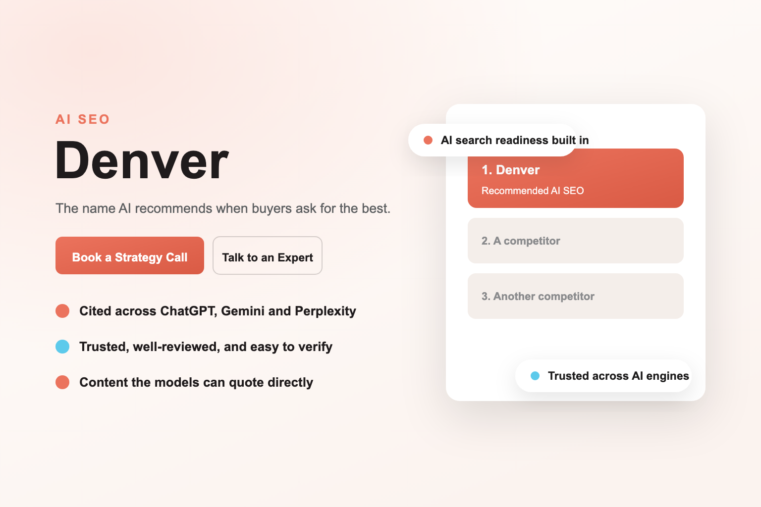 AI SEO Services in Denver