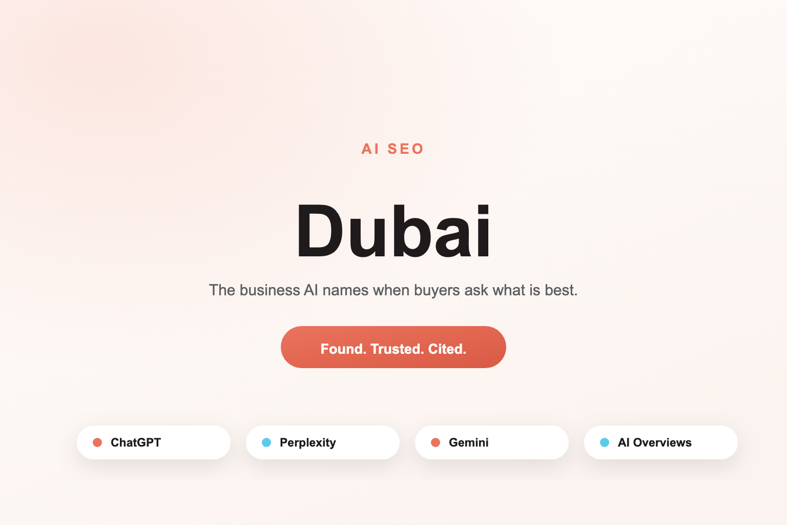 AI SEO Services in Dubai