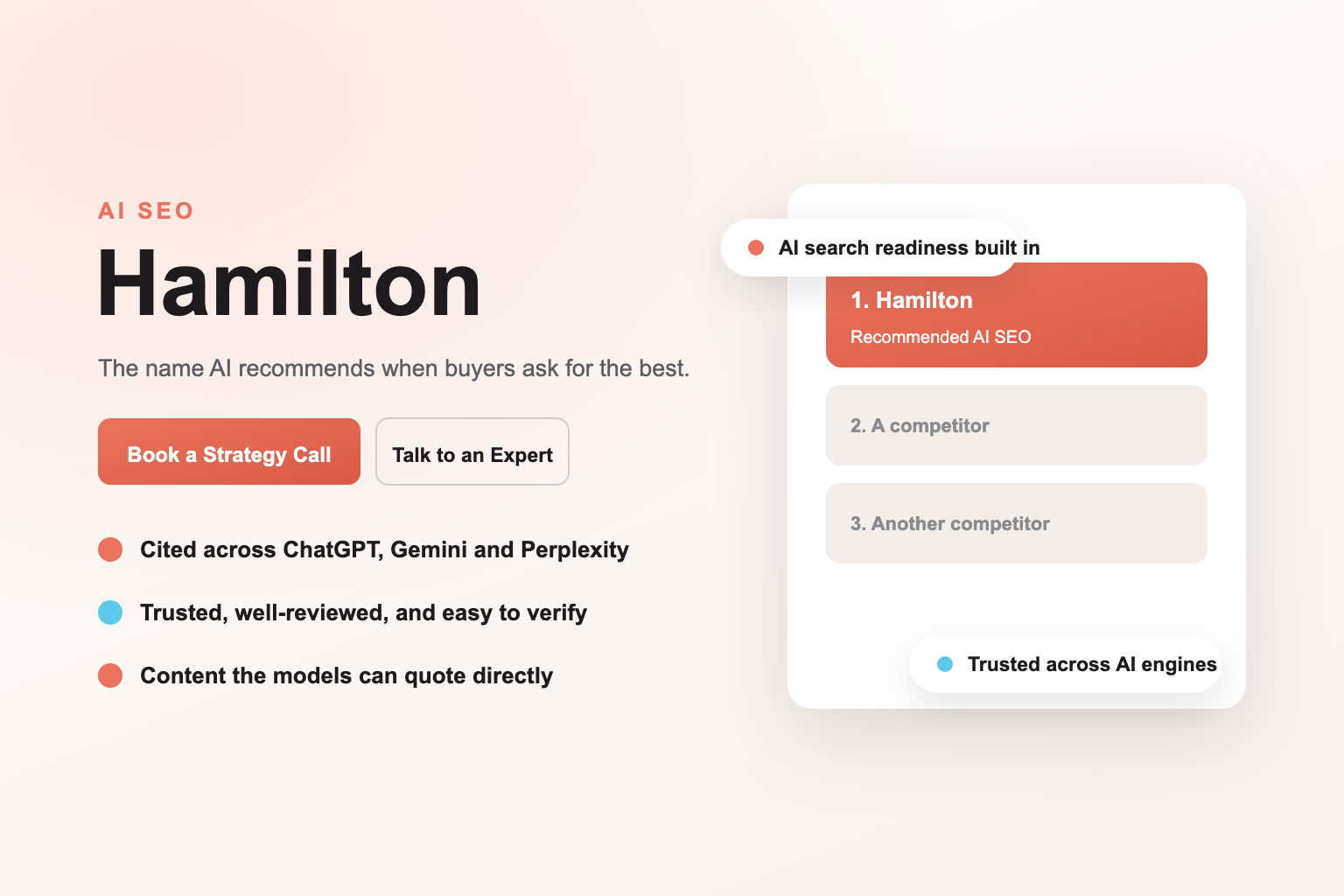 AI SEO Services in Hamilton
