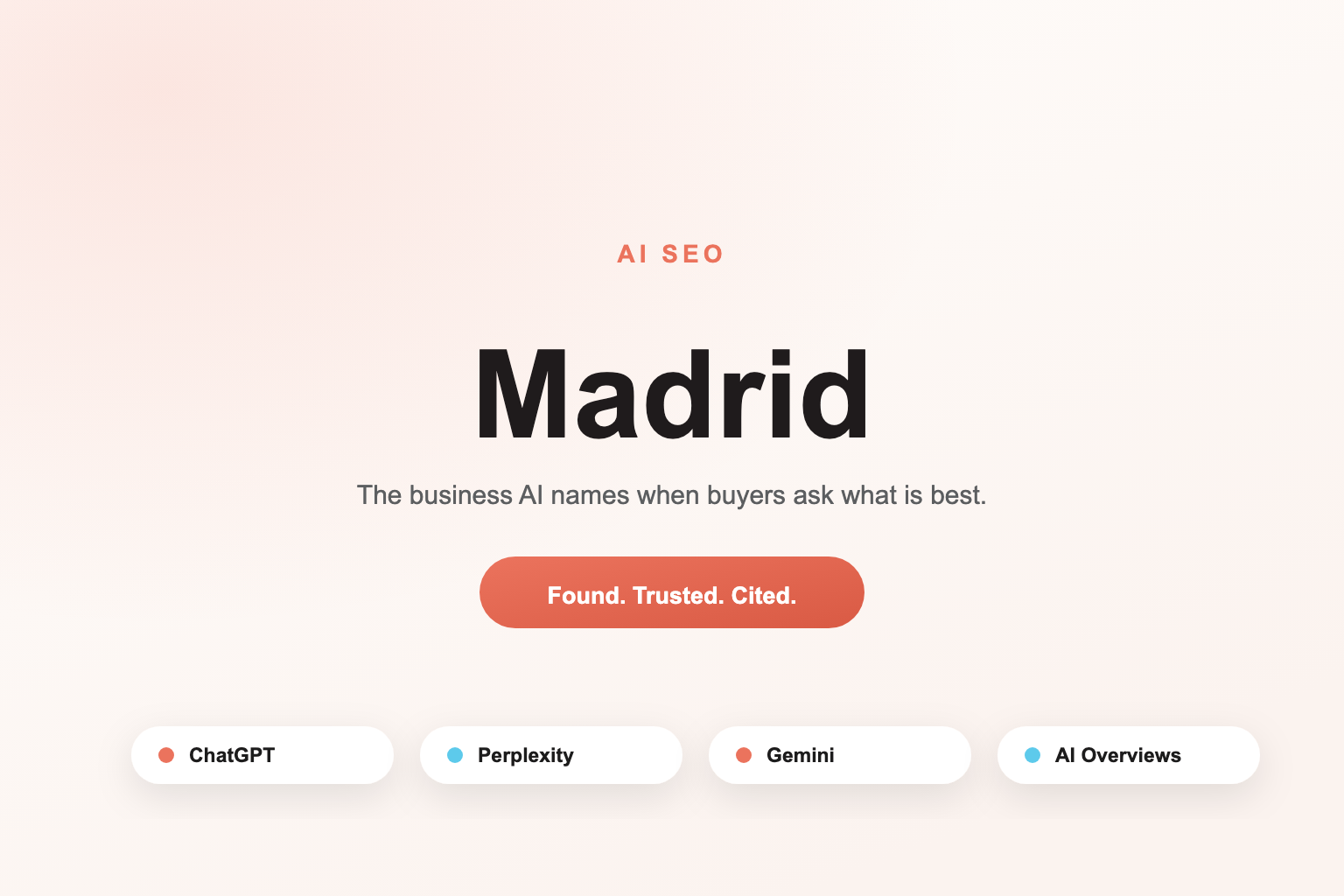 AI SEO Services in Madrid