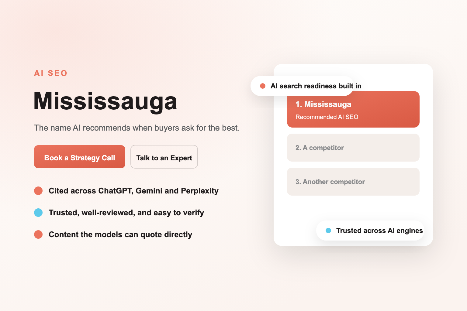 AI SEO Services in Mississauga