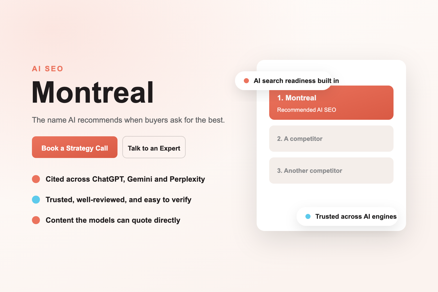 AI SEO Services in Montreal