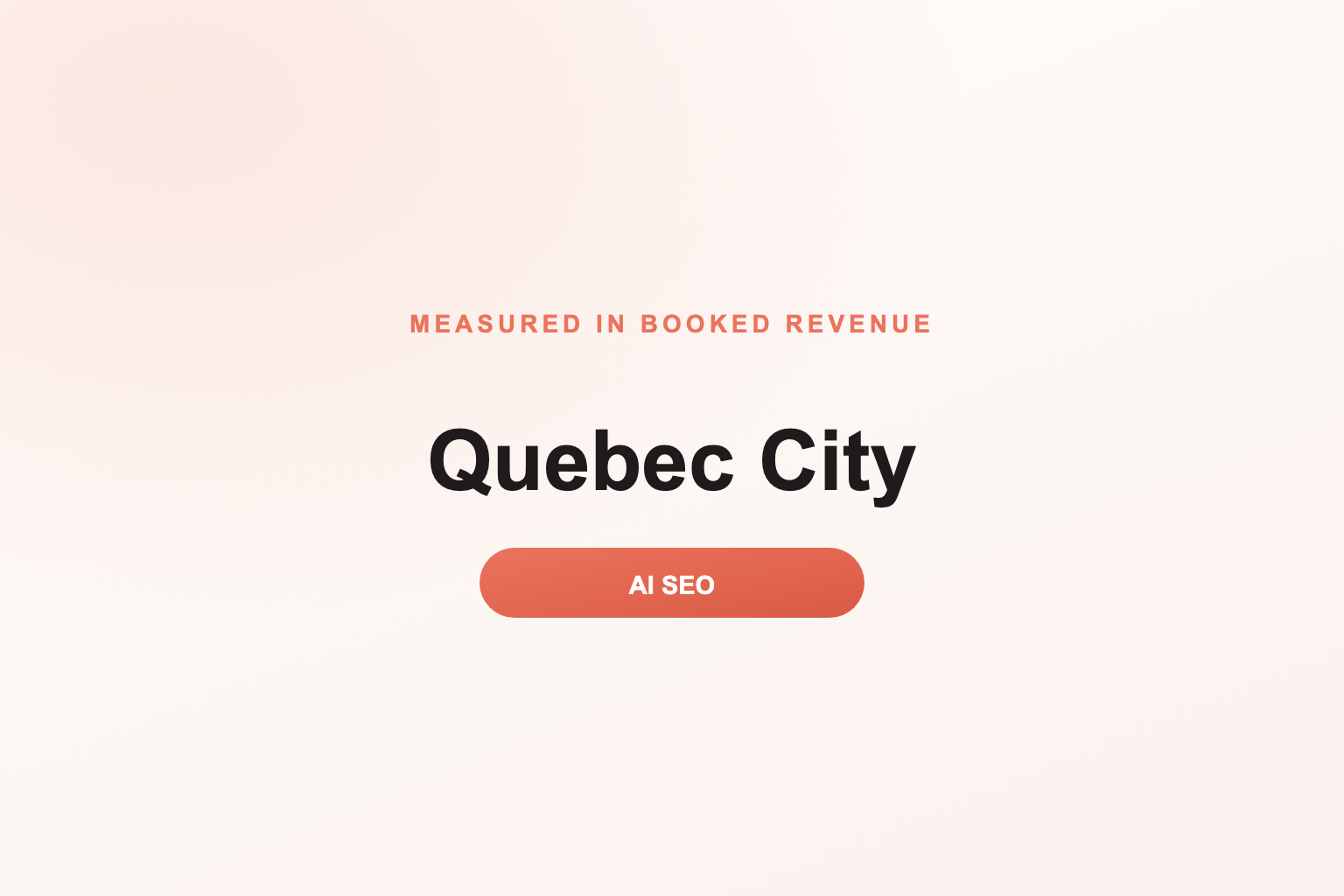 Be the Quebec City business AI surfaces