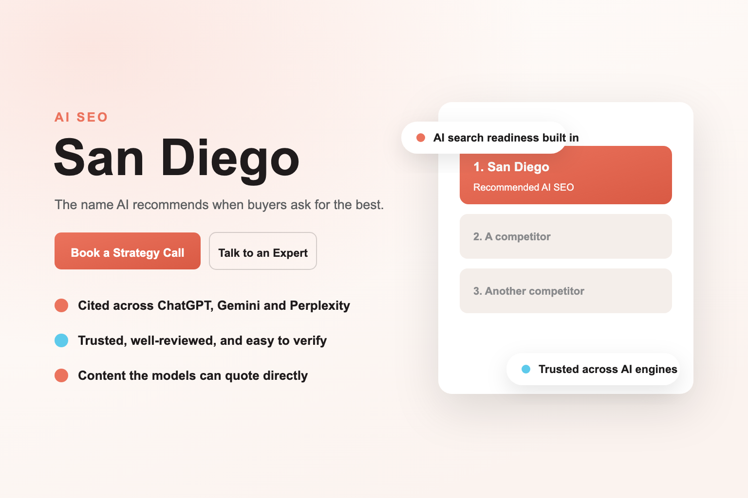 AI SEO Services in San Diego