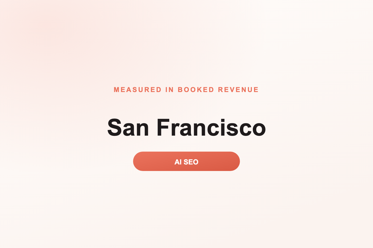 Be the San Francisco business AI surfaces