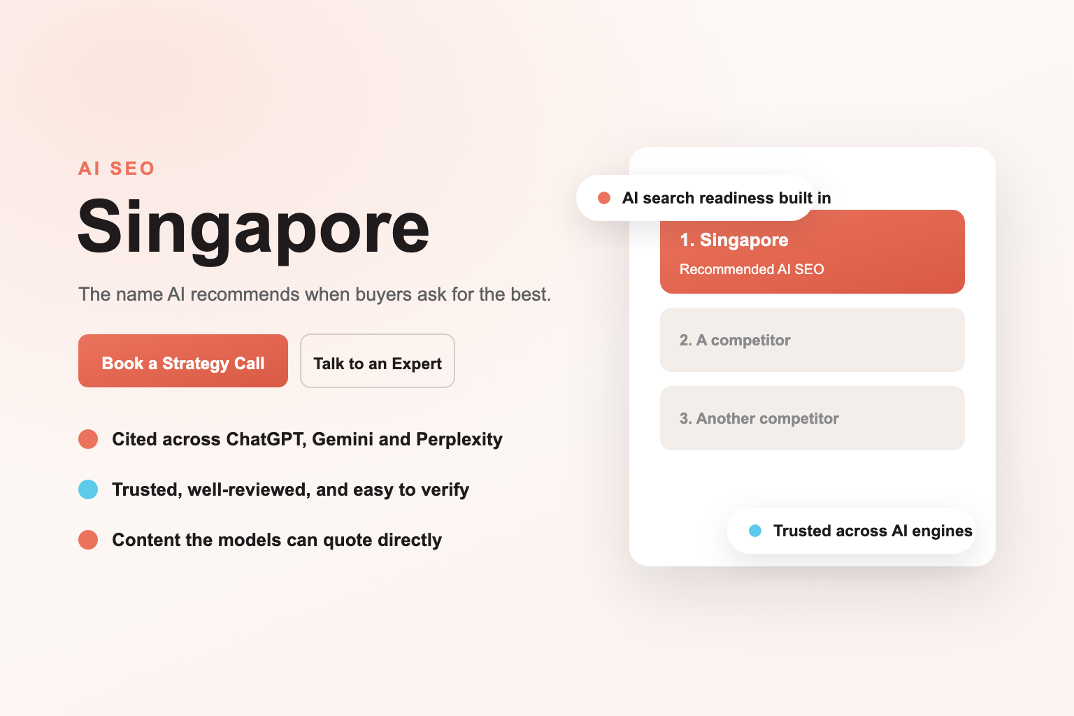 AI SEO Services in Singapore