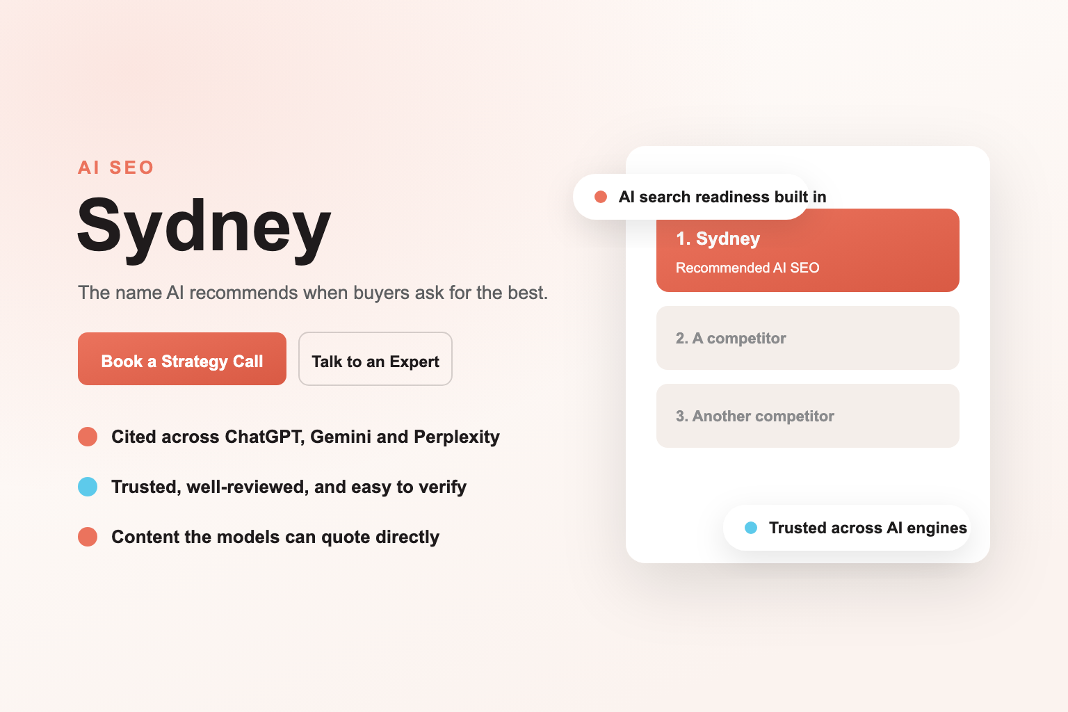 AI SEO Services in Sydney