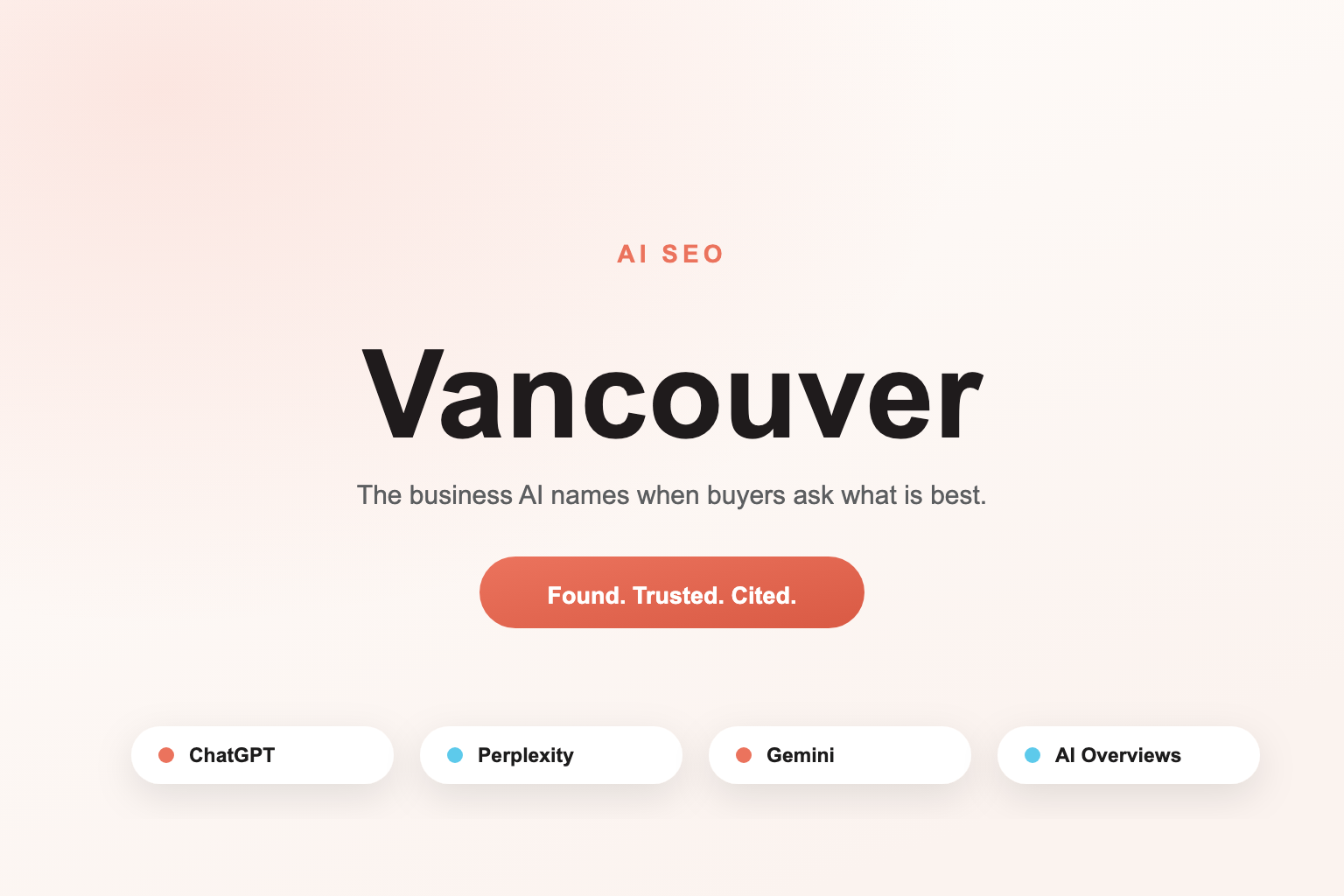 AI SEO Services in Vancouver