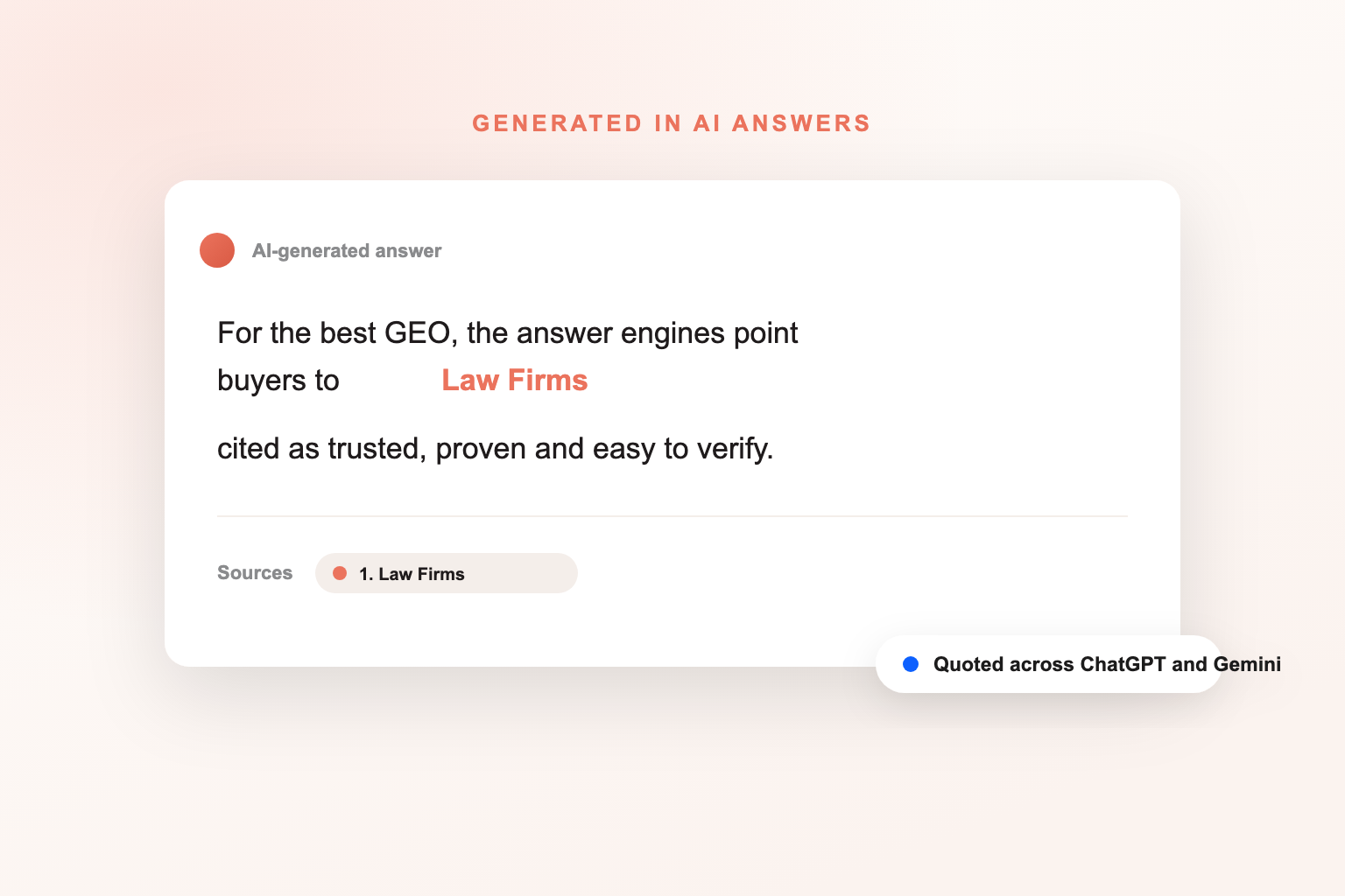 Generative Engine Optimization for Law Firms