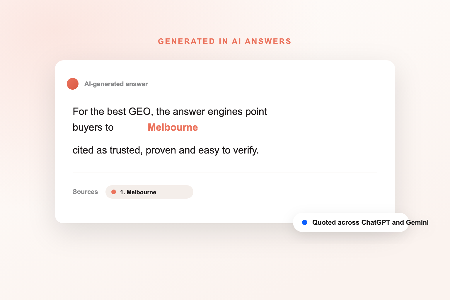 Generative Engine Optimization Services in Melbourne