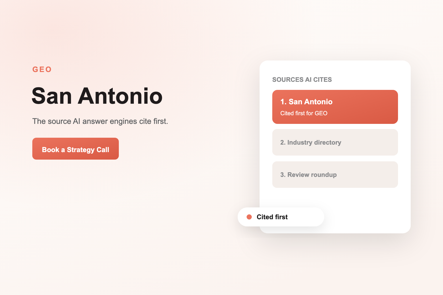 Generative Engine Optimization Services in San Antonio