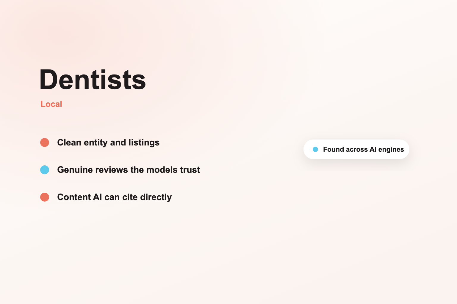 Built to fill the schedule with local seo for dentists