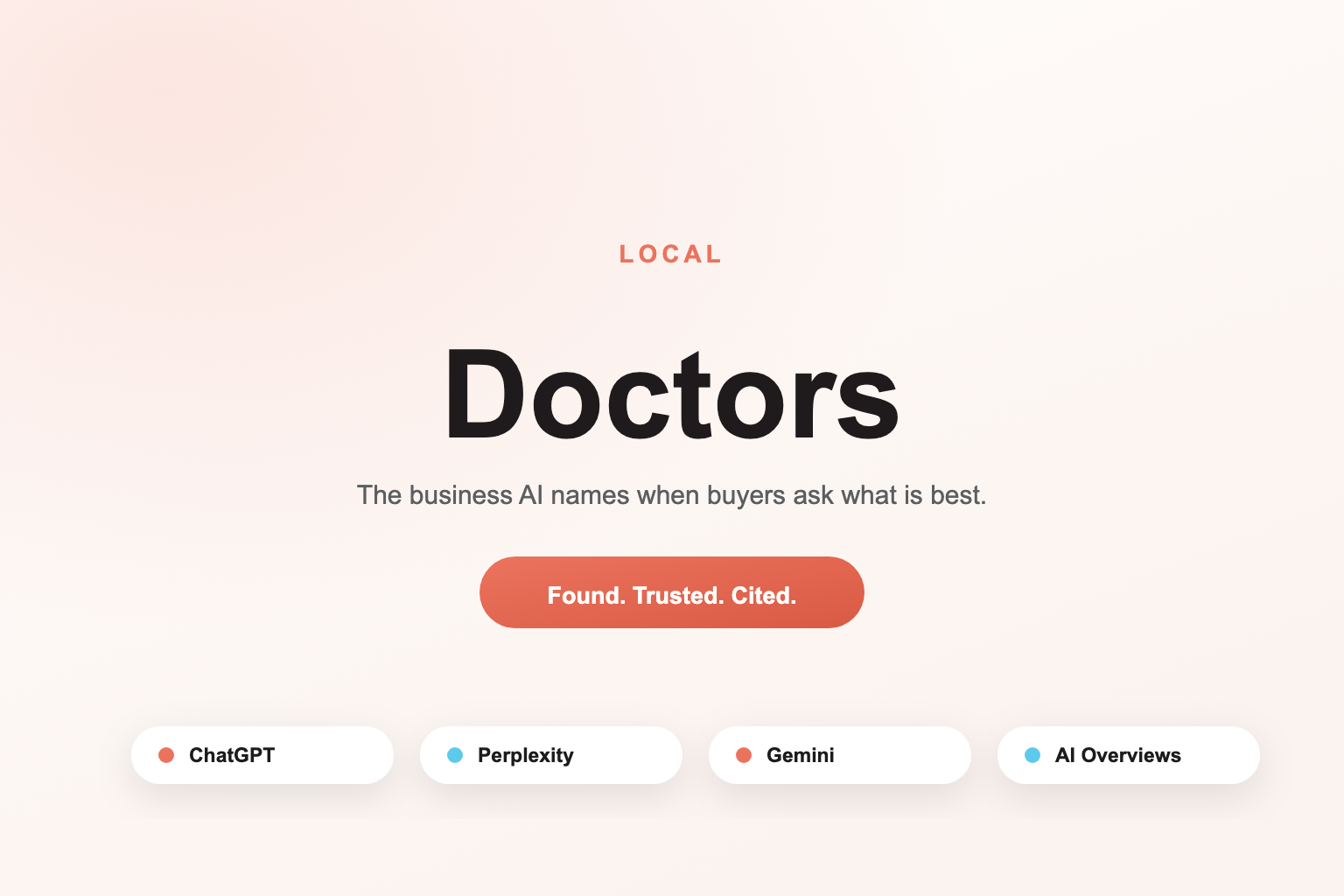 Local SEO for Doctors