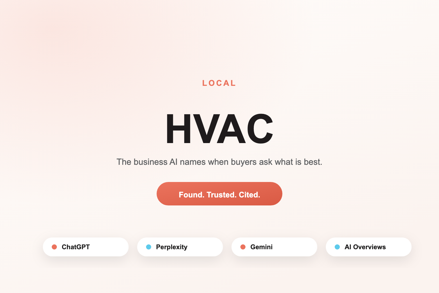 Local SEO for HVAC