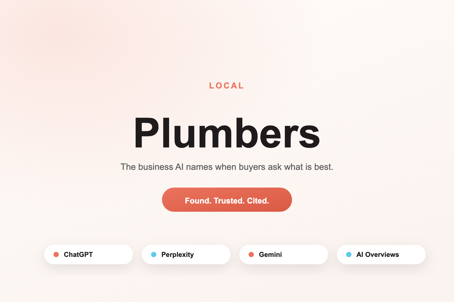 Local SEO for Plumbers