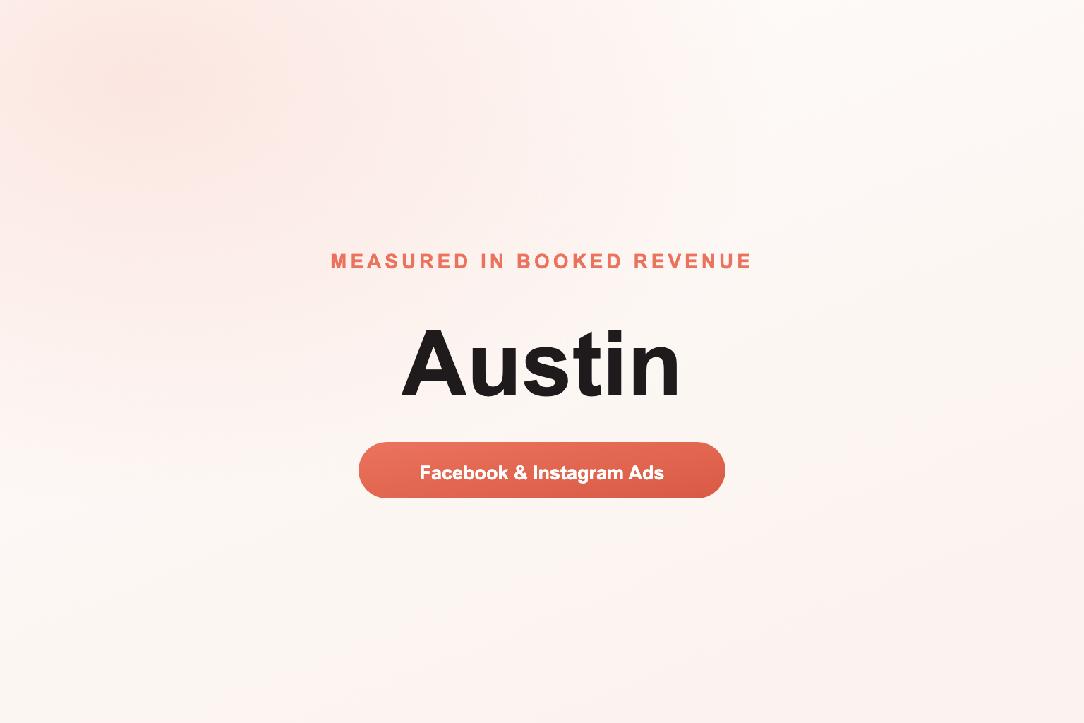Facebook Ads in Austin, Measured in Revenue