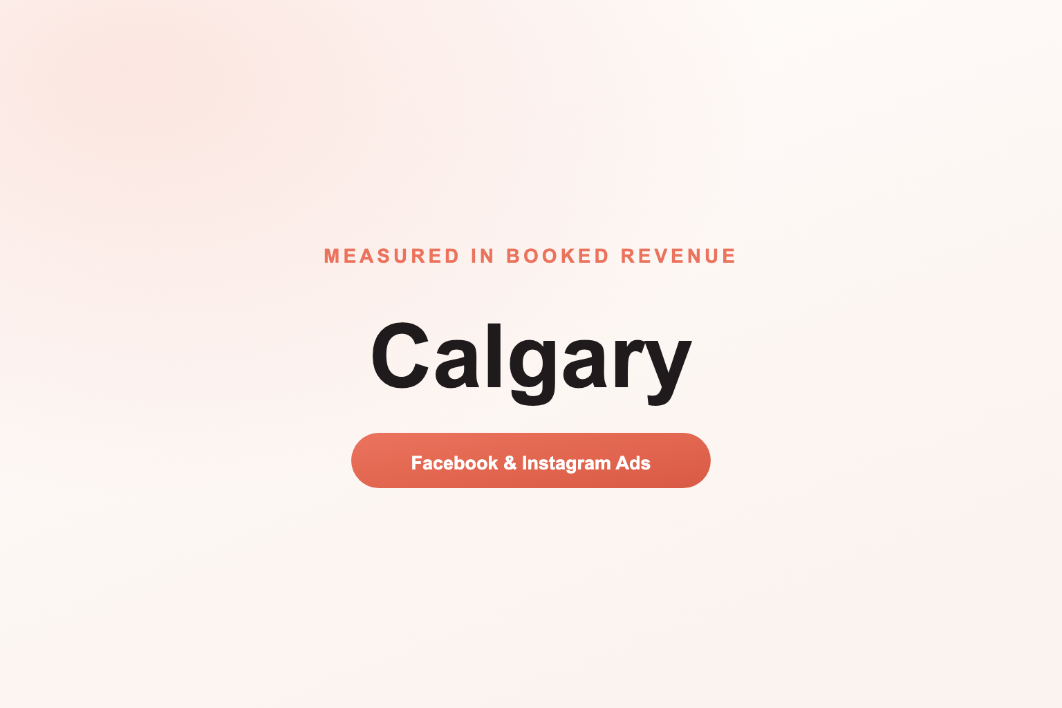 Facebook Ads in Calgary, Measured in Revenue