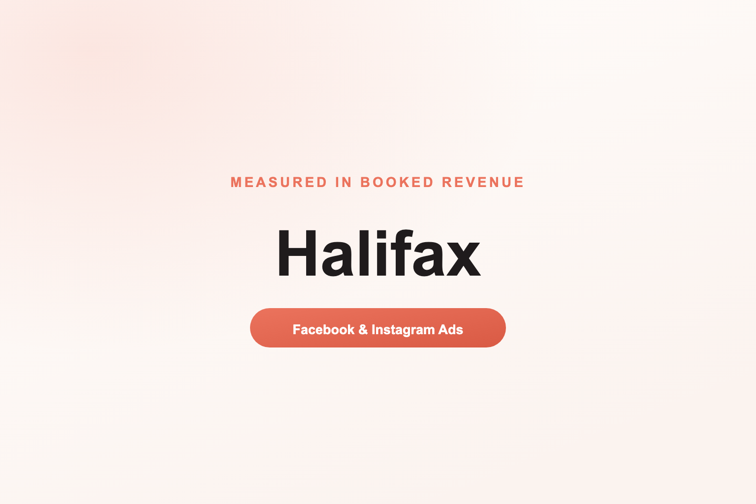 Facebook Ads in Halifax, Measured in Revenue