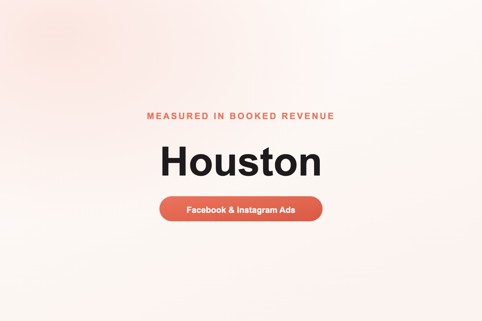 Facebook Ads in Houston, Measured in Revenue