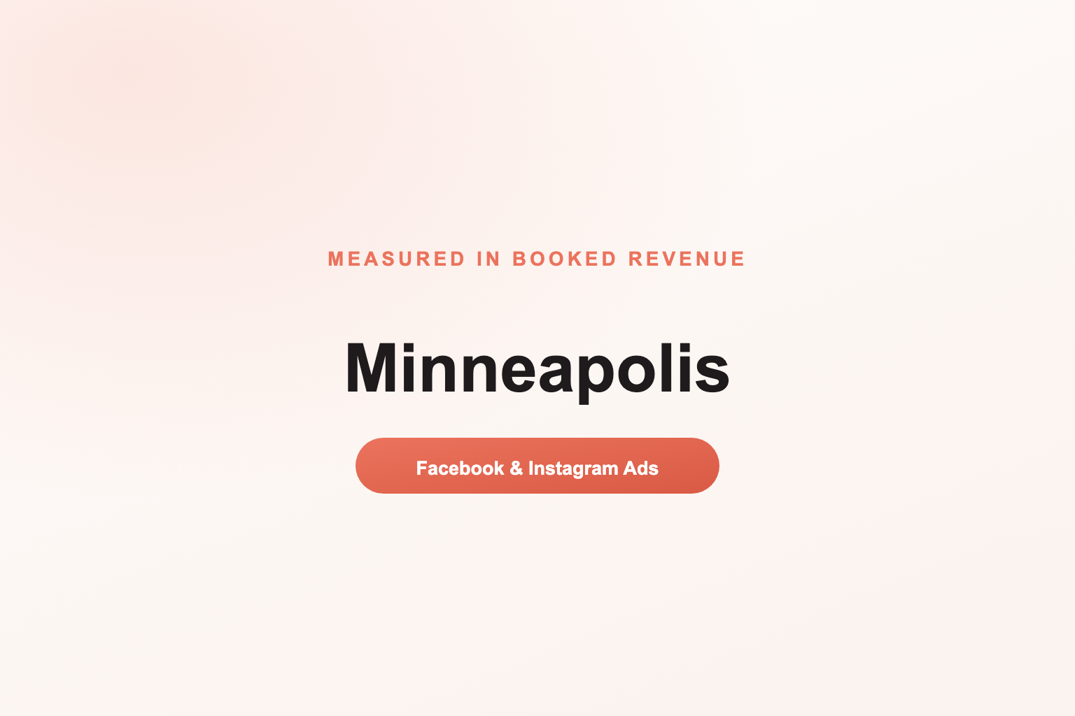 Facebook Ads in Minneapolis, Measured in Revenue