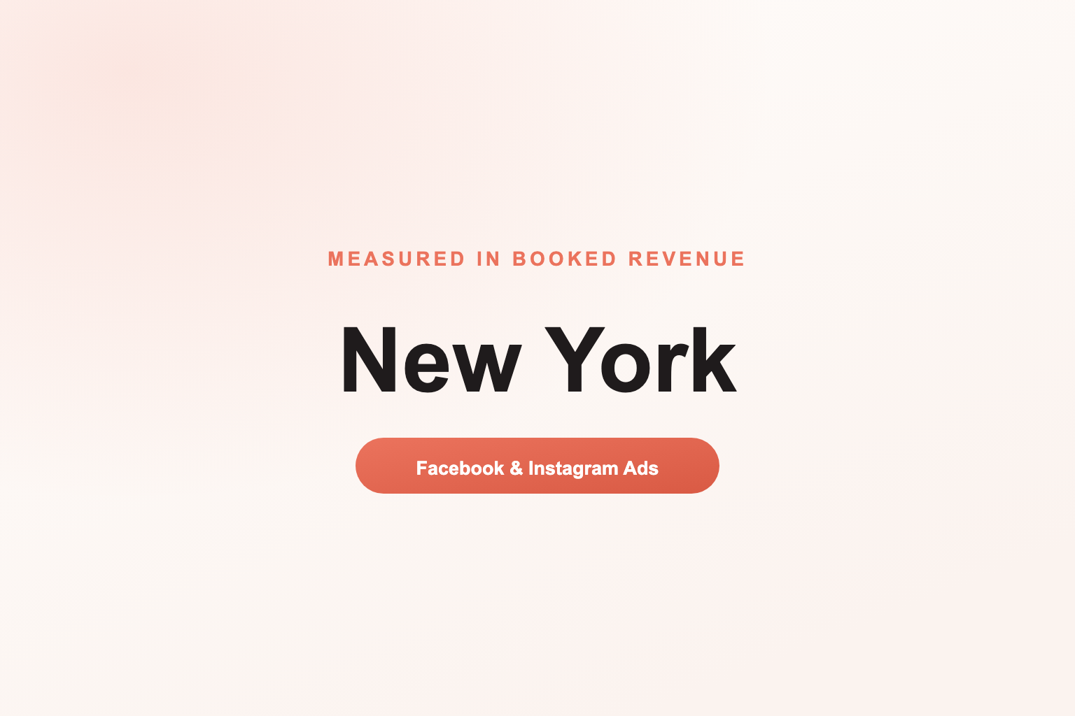 Facebook Ads in New York, Measured in Revenue