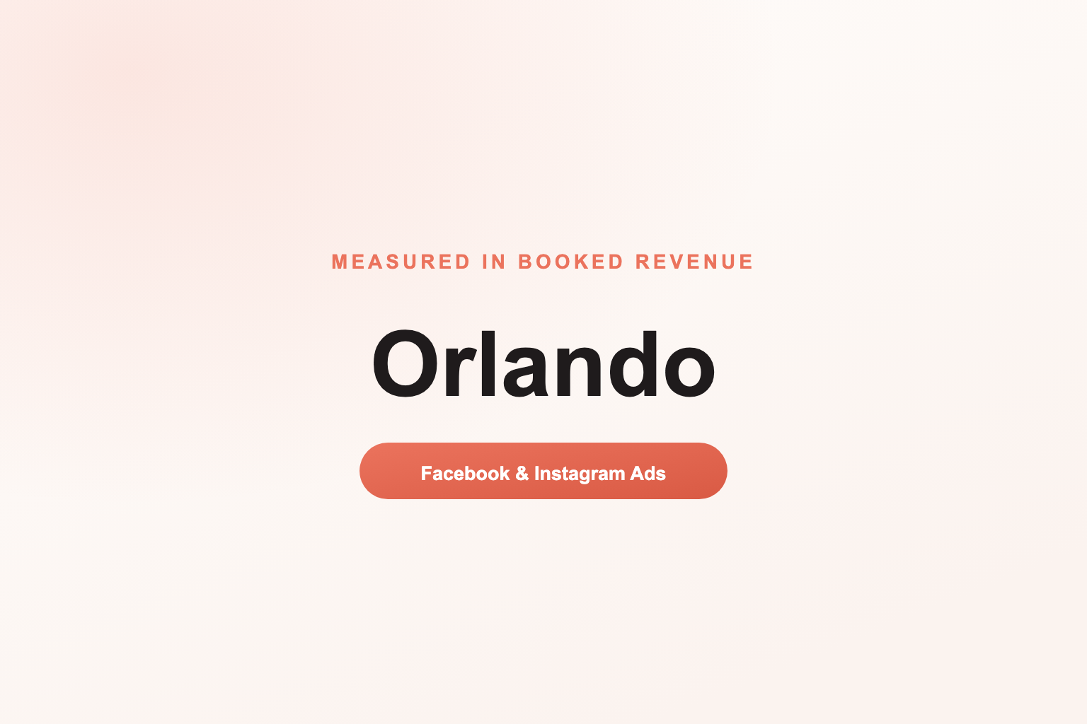 Facebook Ads in Orlando, Measured in Revenue