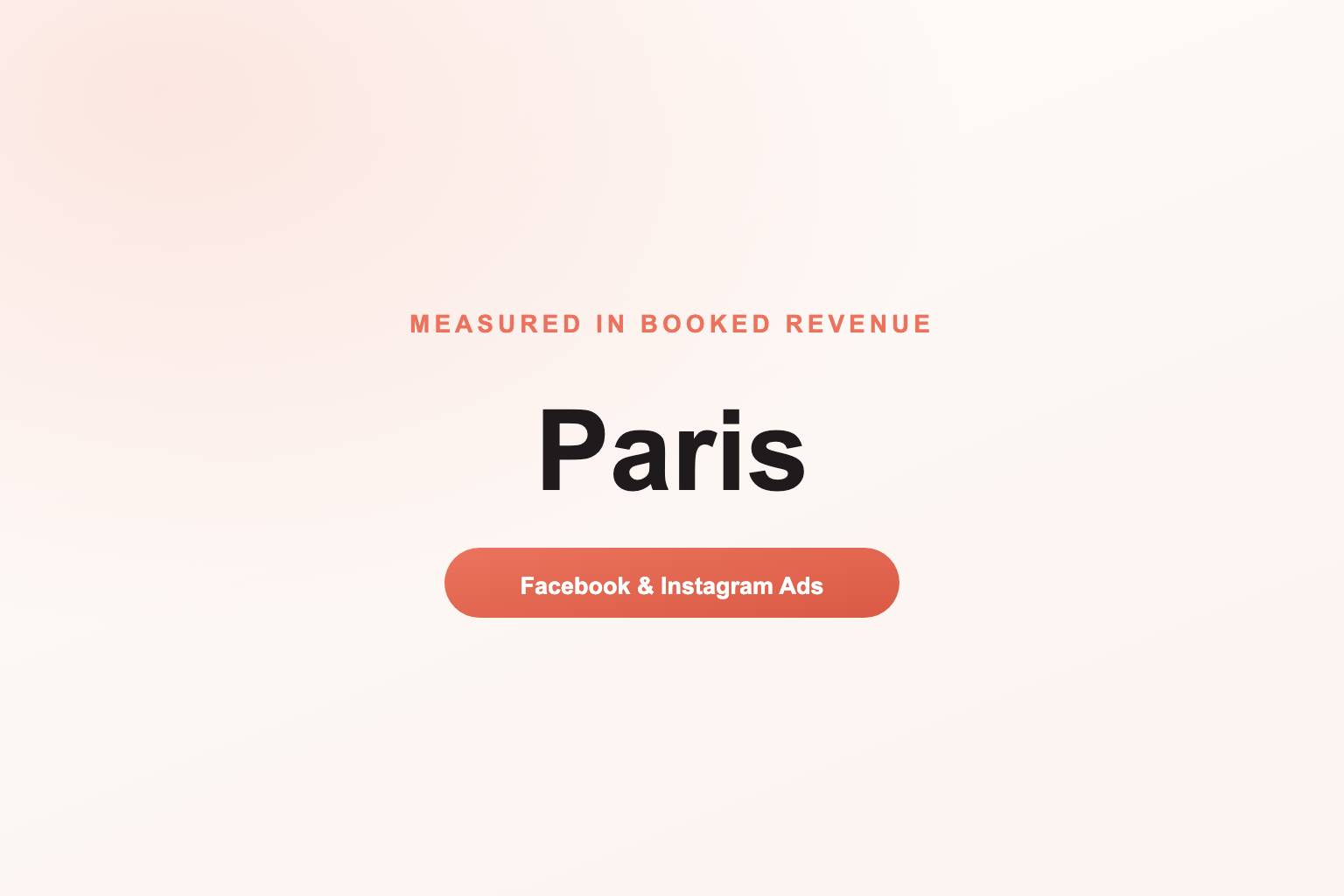 Facebook Ads in Paris, Measured in Revenue