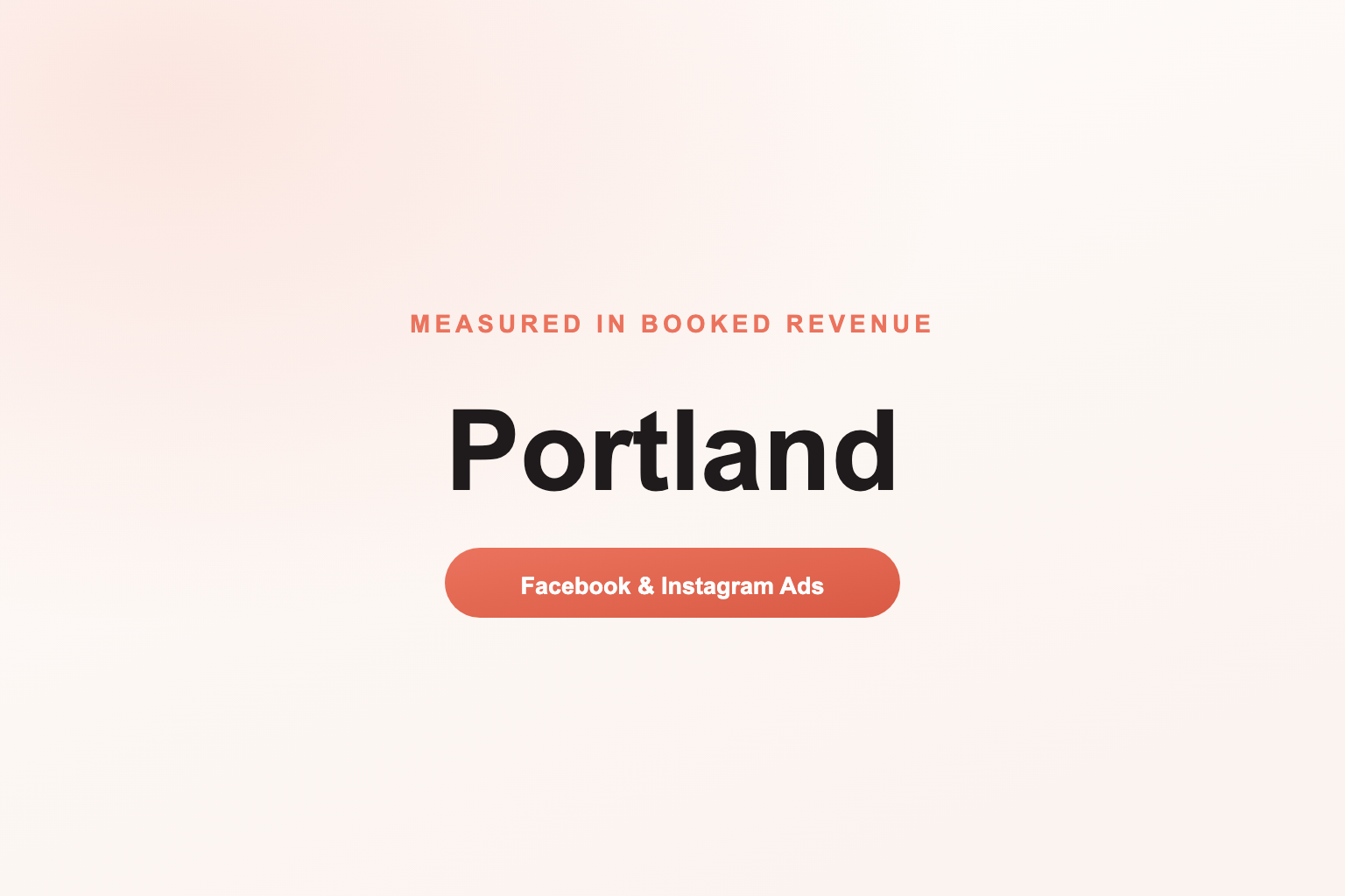 Facebook Ads in Portland, Measured in Revenue