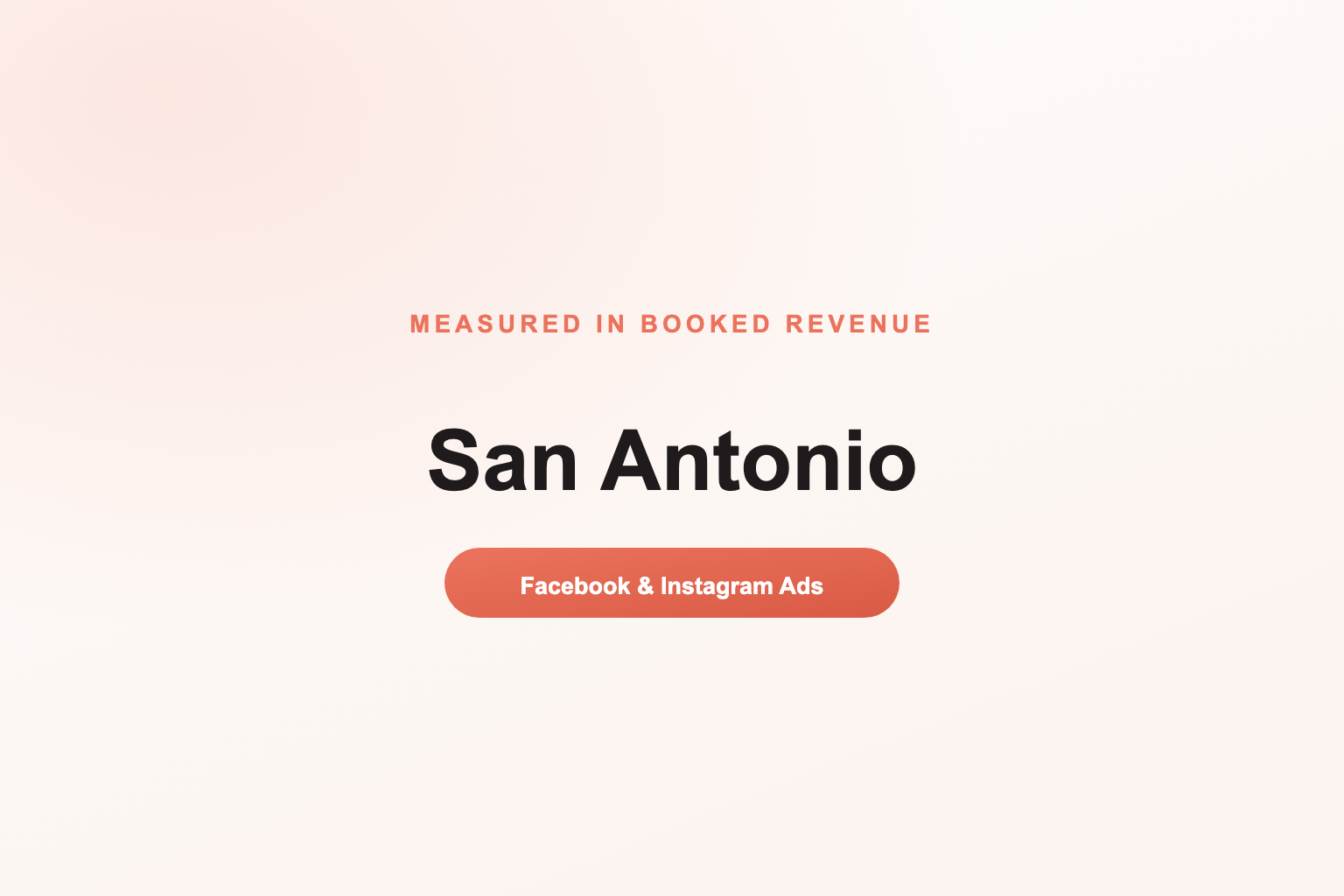Facebook Ads in San Antonio, Measured in Revenue