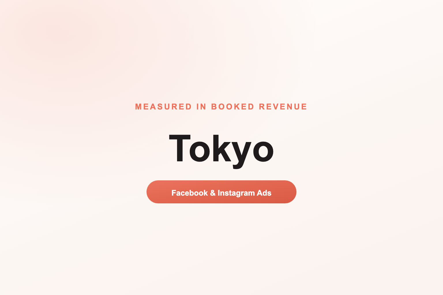 Facebook Ads in Tokyo, Measured in Revenue