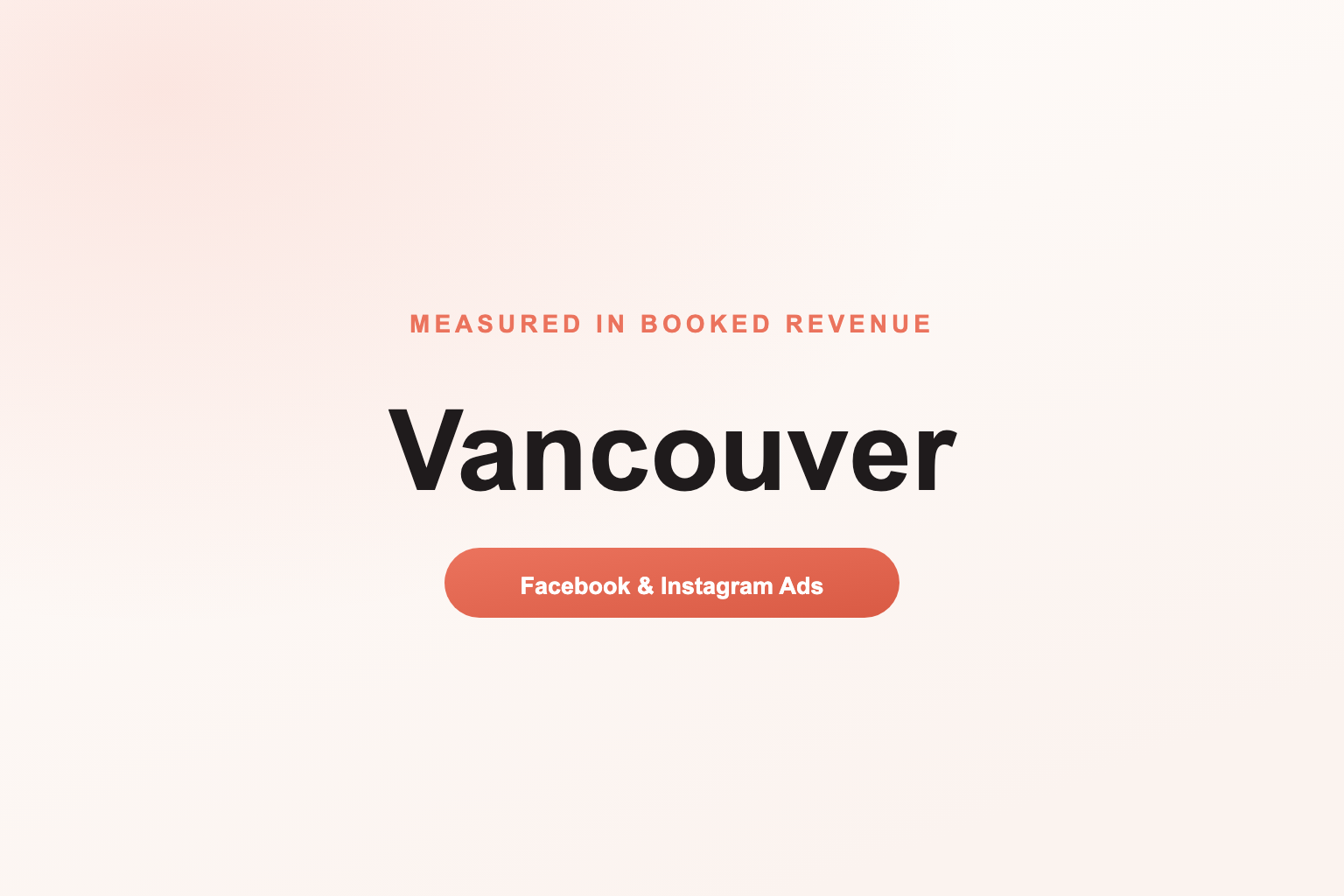 Facebook Ads in Vancouver, Measured in Revenue