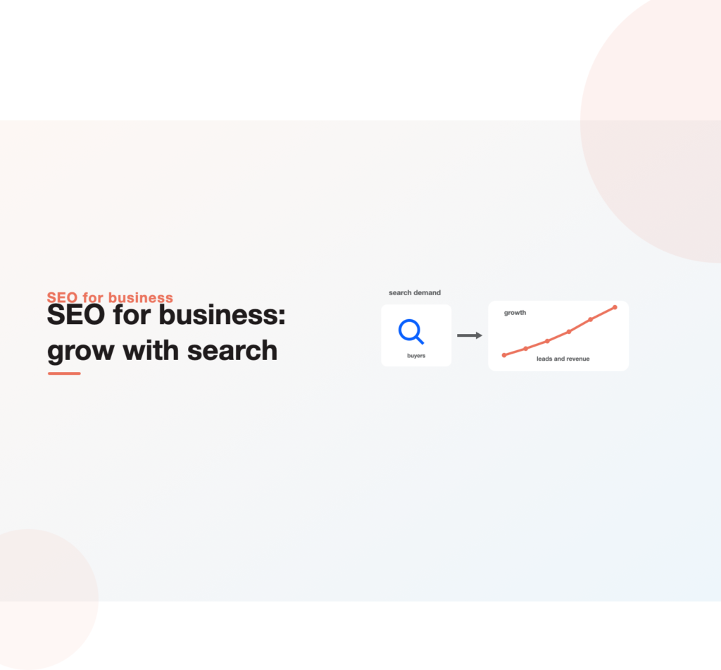 Search demand from buyers converting into a rising growth curve of leads and revenue