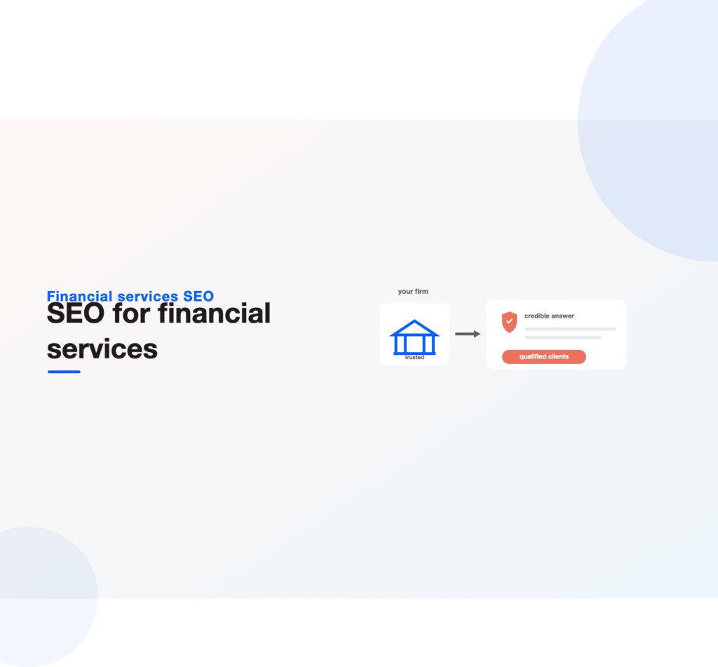 A trusted financial firm feeding a credible AI answer that produces qualified clients