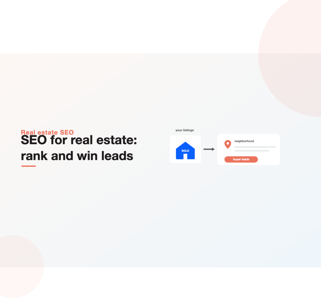 A sold home feeding a local neighborhood search that produces buyer leads