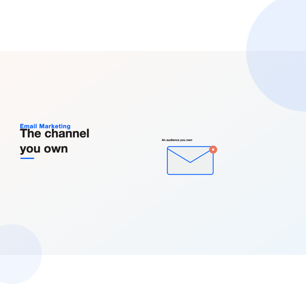 An email inbox representing an owned audience, illustrating what email marketing reaches directly