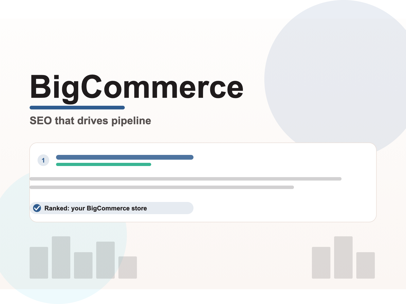 BigCommerce SEO Services