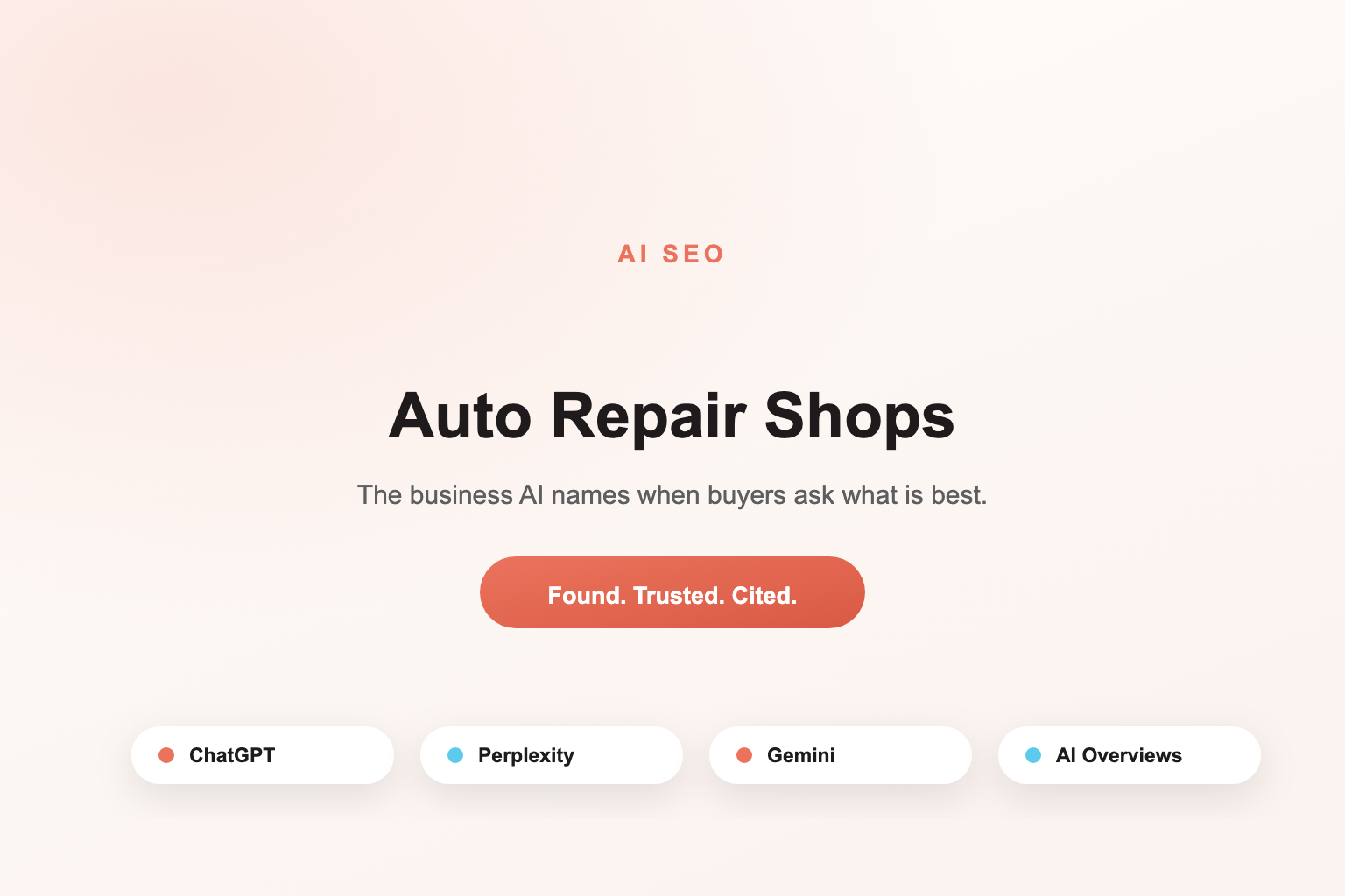 AI SEO Services for Auto Repair Shops