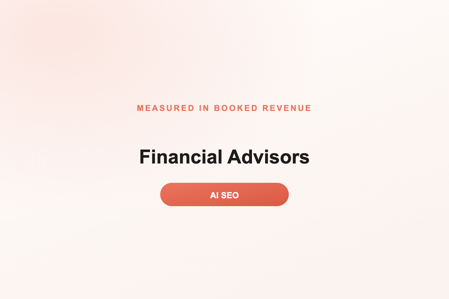 Be the advisor AI recommends